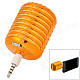 Microphone Style Rechargeable 3.5mm Plug Speaker for Iphone - Golden