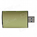 High-speed Multi-functional USB 3.0 MS / M2 / Micro SD / SD (XC) Card Reader - Light Green (64GB)