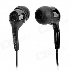 HSL-710 Universal 3.5mm Plug In-Ear Earphone - Black