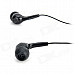 HSL-710 Universal 3.5mm Plug In-Ear Earphone - Black