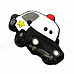 5.5 x 3.8cm Creative Fridge Magnet / Toy Police Car Magnet Blackboard Sticker - Black + White