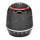 JLJ-s05 Bluetooth V3.0 Wireless Speaker - Black + Red