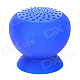 KTS-06B Suction Cup Mount Mini Bluetooth v2.1 Speaker - Deep Blue