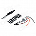 ll-XM Replacement Parts Set for Fixed-Wing R/C Aircraft - Black + Golden + Silver
