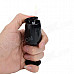 Red Wine Glass Style Gas Butane Lighter - Black