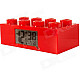 LEGO Brick Alarm Clock - Red