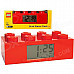 LEGO Brick Alarm Clock - Red