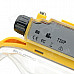 5.0MP Wide-Angle HD 720P 30m Diving Mask Camera w/ DV / 2-LED / Micro USB / 8GB TF - Yellow