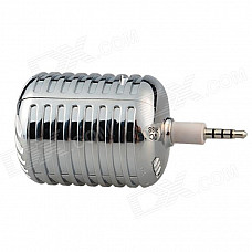 Microphone Style Portable 3.5mm Speaker for Iphone / Samsung / HTC / Motorola / Nokia