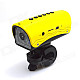 Bike Mount 1.3MP Wide Angle Sports DVR Camcorder w/ TF / FM / Speaker / Flashlight