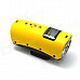 S20 720P Mini Sports DV 5.0MP CMOS Water Resistant Camera Camcorder - Yellow