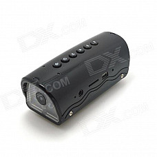 Bike Mount 1.3MP Wide Angle Sports DVR Camcorder w/ TF / FM / Speaker / Flashlight