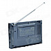 Tecsun R9700DX High Property 12-Band Stereo Dual Conversion Radio Receiver - Black