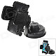 YD2167-K 360 Degree Rotatable Universal Suction Cup Car Mount Holder Bracket for GPS / PDA - Black
