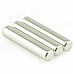 D5 x 25mm Powerful NdFeB Magnets - Silver (3 PCS)