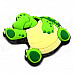 4 x 4.3cm Creative Little Cartoon Turtle Style Fridge Magnet - Green + Light Yellow