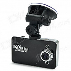 RIchino RD-F2000 2.7" TFT LCD 3.0 MP CMOS 1080P Wide Angle Car DVR Camcorder w/ HDMI / TF - Black