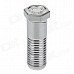 Creative Screw Style Zinc Alloy Windproof Butane Gas Lighter - Silvery White