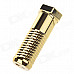 Creative Screw Style Zinc Alloy Windproof Butane Gas Lighter - Golden