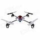 Rechargeable 2.4G 4-CH Radio Control R/C Helicopter w/ 1.3 MP Camera / SD / Gyro - Red + White