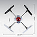 Rechargeable 2.4G 4-CH Radio Control R/C Helicopter w/ 1.3 MP Camera / SD / Gyro - Red + White