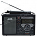 Tecsun BCL-3000 3.3" Full Band Stereo Radio Receiver w/ High Sensitivity Desktop Time Switch - Black