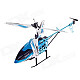 Chuang Hunag CH008 Unzerbrechlich 3-CH IR Remote Control R/C Helicopter w/ Gyro - Blue + White