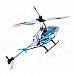 Chuang Hunag CH008 Unzerbrechlich 3-CH IR Remote Control R/C Helicopter w/ Gyro - Blue + White