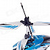 Chuang Hunag CH008 Unzerbrechlich 3-CH IR Remote Control R/C Helicopter w/ Gyro - Blue + White