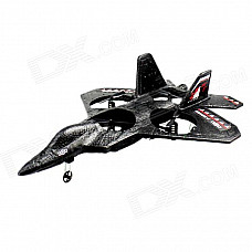 XIN XUN X31 2.4GHz 4-Channel 4-Axis Spacecraft F-22 Stealth Fighter - Black + White