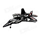 XIN XUN X31 2.4GHz 4-Channel 4-Axis Spacecraft F-22 Stealth Fighter - Black + White