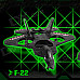 XIN XUN X31 2.4GHz 4-Channel 4-Axis Spacecraft F-22 Stealth Fighter - Black + White