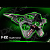 XIN XUN X31 2.4GHz 4-Channel 4-Axis Spacecraft F-22 Stealth Fighter - Black + White