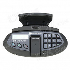 LSON LB4 2.8" Screen Car Bluetooth Multipoint Speakerphone w/ Keyboard / FM - Black