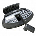 LSON LB4 2.8" Screen Car Bluetooth Multipoint Speakerphone w/ Keyboard / FM - Black