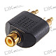 RCA Female to 2 * RCA Male Adapter