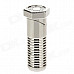 Creative Screw Style Zinc Alloy Windproof Butane Gas Lighter - Silver