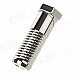 Creative Screw Style Zinc Alloy Windproof Butane Gas Lighter - Silver