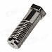 Creative Screw Style Zinc Alloy Windproof Butane Gas Lighter - Iron Grey