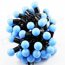 5W 50-LED 8-Mode Blue Small Ball Style Christmas Decorative String Light - (5m / 220V)