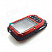 DC-B168 Mini Sports 2.7" TFT 5.0 MP CMOS Water Resistant Camera Camcorder - Red + Black