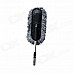 Merdia QPYP18T3 Removable Retractablecar Nano Fiber Car Wash Brush Wax Mop - Black + Grey White