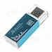 4-in-1 USB 2.0 Card Reader - Blue (Max. 32GB)