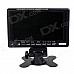 7" TFT LCD Digital Car Desktop Monitor w/ TV / AV / SD - Black