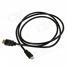 Mini HDMI Male to HDMI Male Connection Cable - Black (150cm