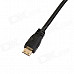 Mini HDMI Male to HDMI Male Connection Cable - Black (150cm