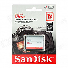 SanDisk Ultra CompactFlash CF Memory Card - Silver (16GB / 333X)