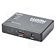 Ourspop U70 1080p HDMI V1.4 Switch w/ Remote Controller - Black (3 -in/1-out)