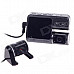 XINGTIANXIA HD-156 2" TFT 5.0 MP CMOS Car DVR Camcorder w/ 4-IR LED - Black + Silver