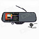 ACSON R153 5" Bluetooth Handsfree + Car Rearview Mirror Monitor + Parking Sensor System - Black